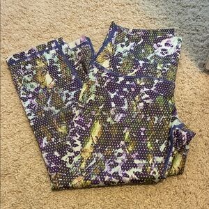 Lululemon Wunder Under Floral Leggings